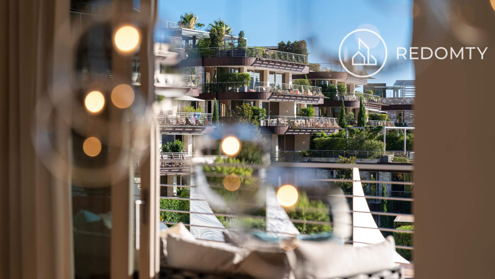 Luxusný strešný byt s terasami, s výhľadom na more, Dukley Gardens, Budva, Čierna Hora