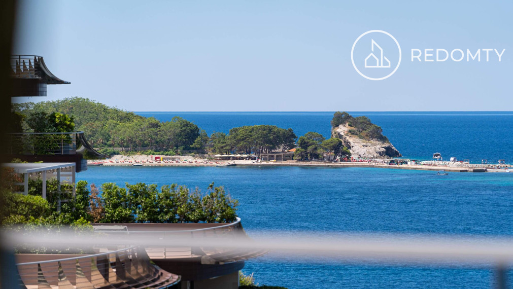 Luxusný strešný byt s terasami, s výhľadom na more, Dukley Gardens, Budva, Čierna Hora
