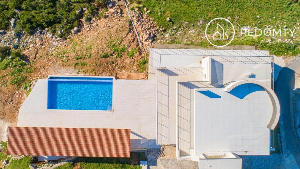 Exkluzívna vila s nádherným výhľadom na more v Krimovici, Čierna Hora